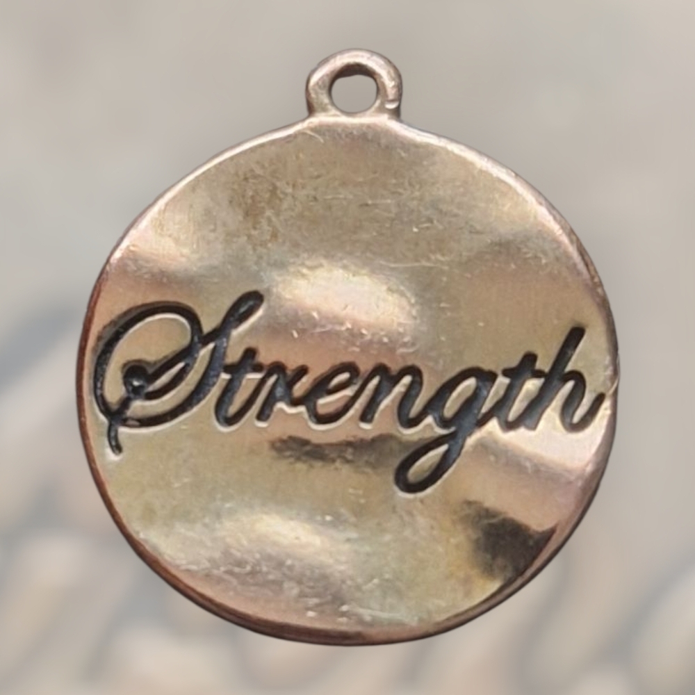 Vintage Gold Strength Necklace